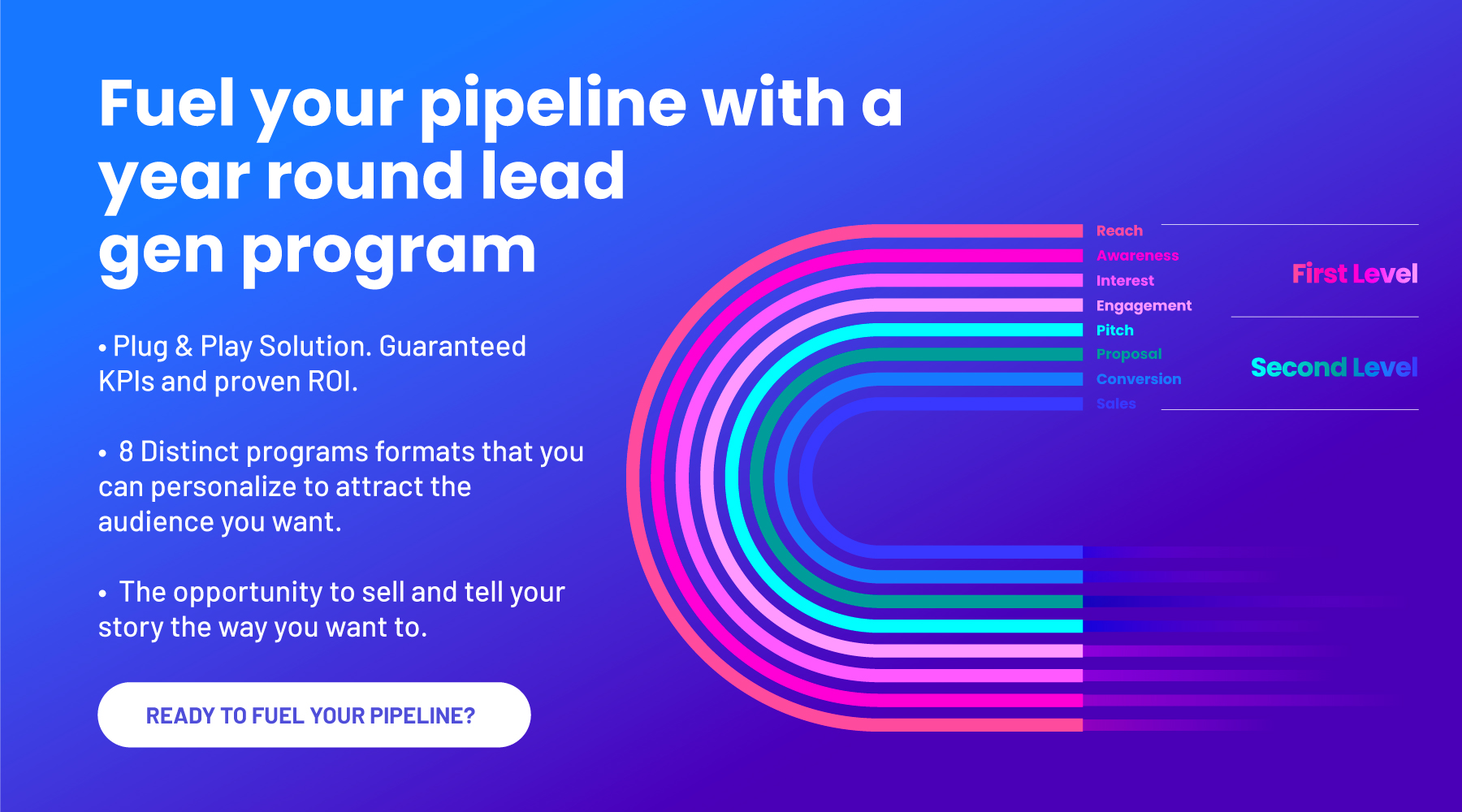 Fuel your pipeline with a year round lead gen program