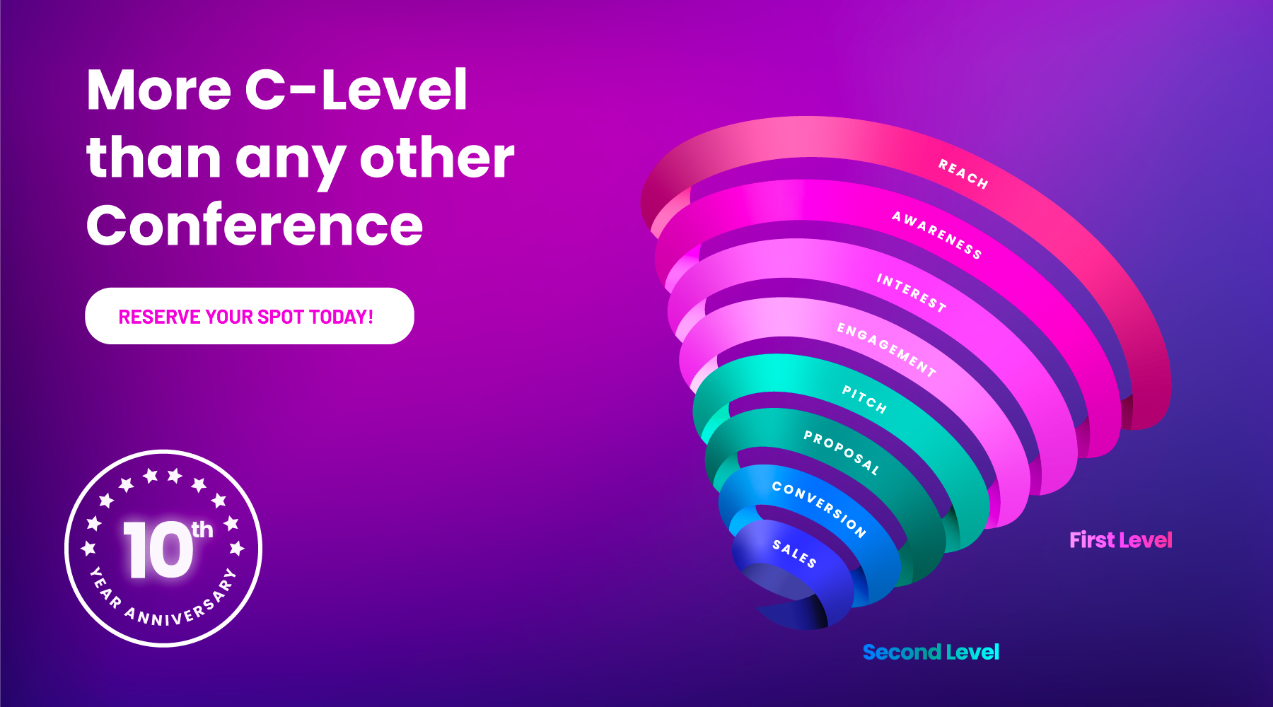 More C-level than any other Conference