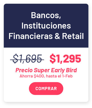 Bancos $1,295. Comprar entrada.